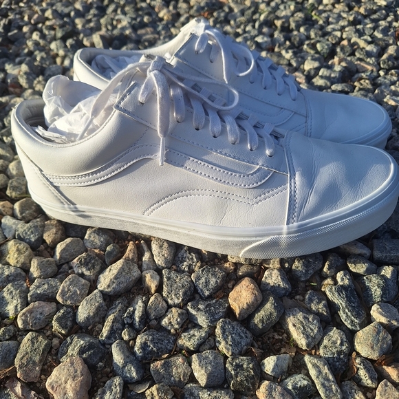 Vans Other - Vans Old Skool Classic All-White Men's Sneakers 12